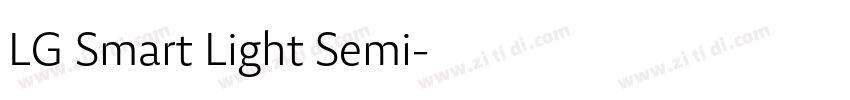 LG Smart Light Semi字体转换 LG Smart Light Semi字体转换
